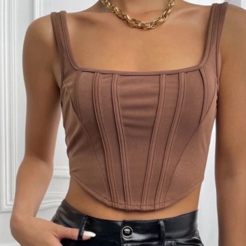Shein Corset Cropped Top